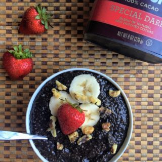 Dark Chocolate Chia Pudding