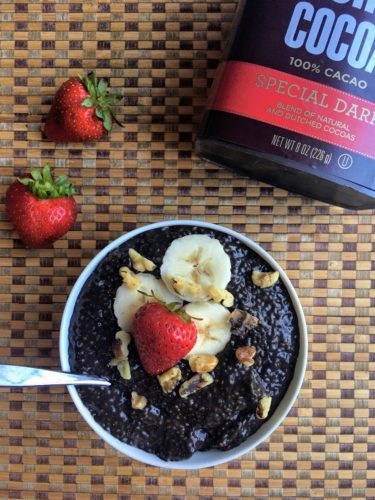 Dark Chocolate Chia Pudding