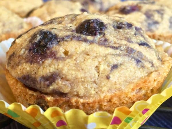 Whole Grain Blueberry Corn Muffins - Juggling with Julia