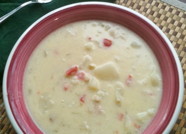 Creamy Potato and Chicken Chowder