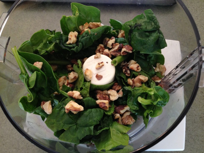 Spinach Walnut Pesto -- Juggling With Julia