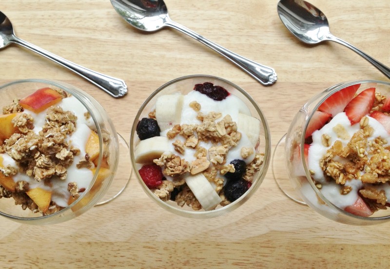 yogurt parfaits KIND granola - Juggling With Julia