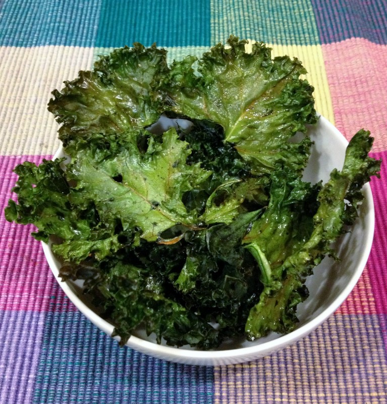 Salt and Pepper Kale Chips -- Juggling With Julia