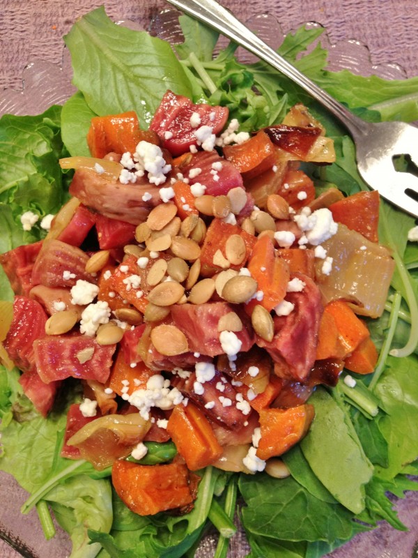 Roasted Beet and Carrot Salad -- Juggling With Julia