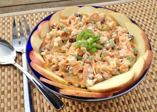 Carrot Apple Salad -- Juggling With Julia