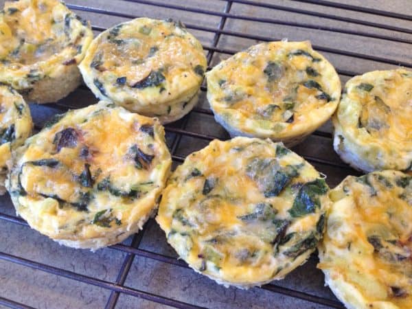 Egg Muffins with Swiss Chard and Leeks -- Juggling With Julia