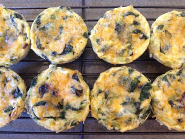 Egg Muffins with Swiss Chard and Leeks -- Juggling With Julia