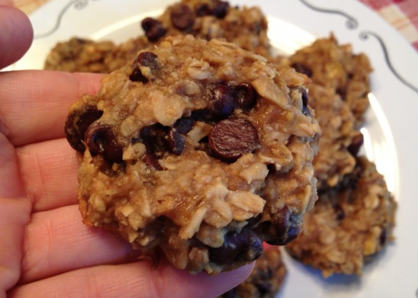 No-Guilt Cookies with Peanut Butter Banana Oats -- Juggling With Julia