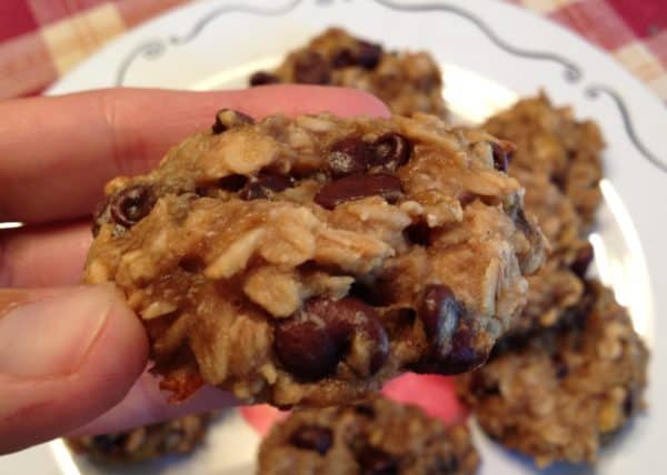 Guiltless Peanut Butter Banana Oat Chippies -- Juggling With Julia