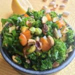 Lemony Massaged Kale Salad -juggling with julia