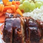 Grilled Pork Tenderloin with Apricot Ginger Glaze - juggling with julia