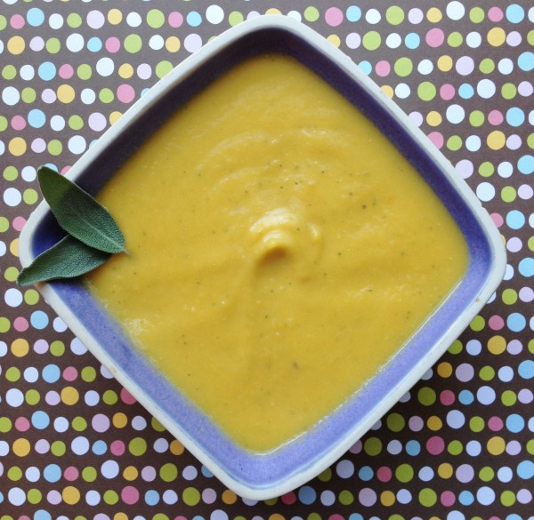 Roasted Butternut Squash Soup with Sage -- Juggling With Julia