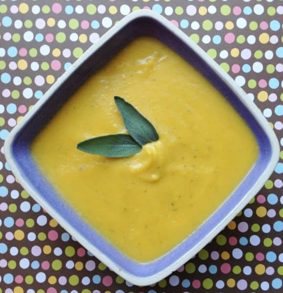 Roasted Butternut Squash Soup with Sage -- Juggling With Julia