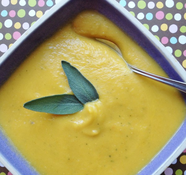Roasted Butternut Squash and Sage Soup -- Juggling With Julia