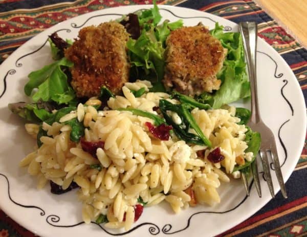 Cranberry and Feta Orzo Salad -- Juggling With Julia