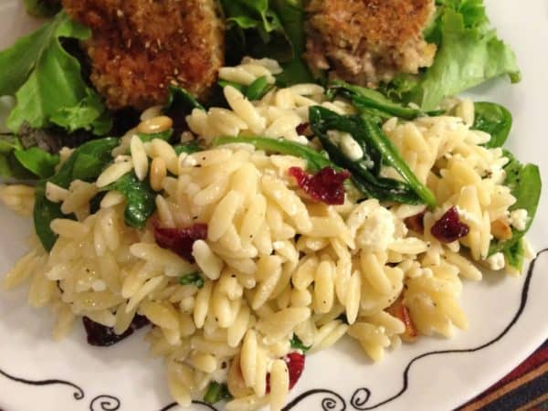 Cranberry and Feta Orzo Salad -- Juggling With Julia