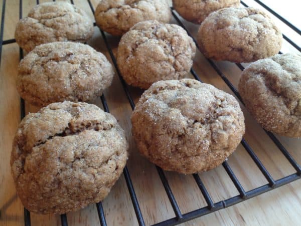 Whole Wheat Molasses Spice Cookies - juggling with julia