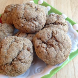 Whole Wheat Molasses Spice Cookies - juggling with julia