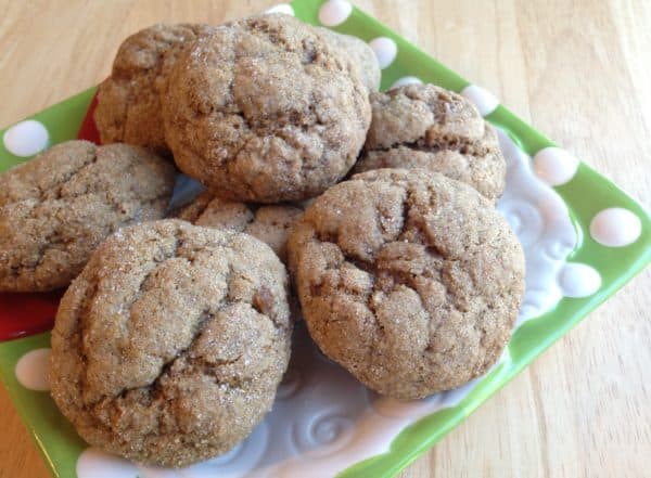 Whole Wheat Molasses Spice Cookies - juggling with julia