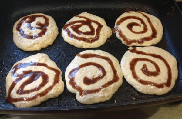  Cinnamon Swirl Whole Wheat Pancakes -- Juggling With Julia