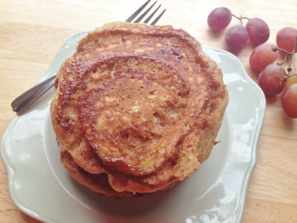  Cinnamon Swirl Whole Wheat Pancakes -- Juggling With Julia