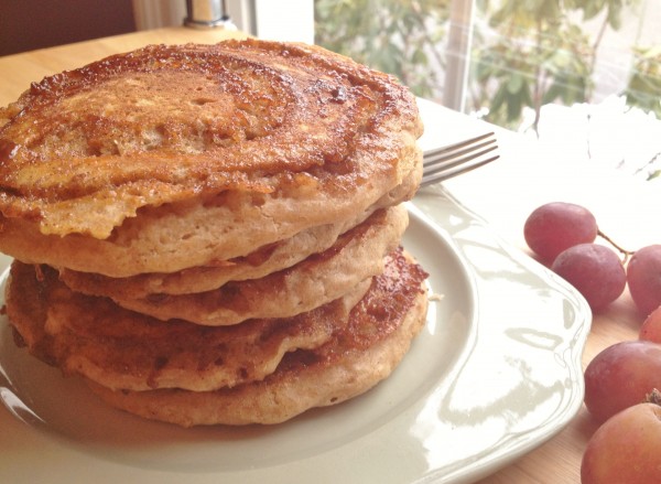  Cinnamon Swirl Whole Wheat Pancakes -- Juggling With Julia