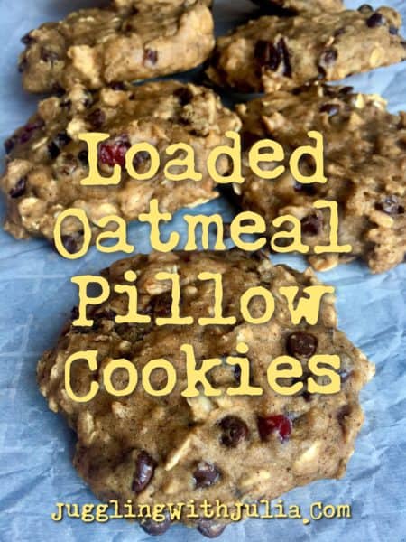 Oatmeal Pillow Cookies - Juggling with Julia