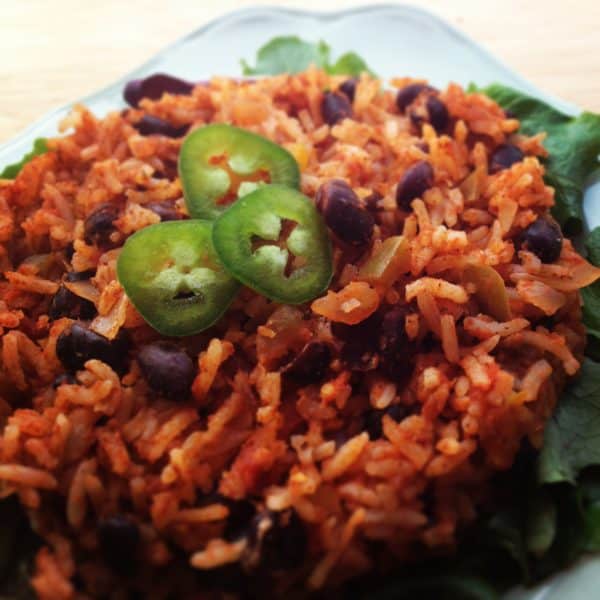 Mexican Brown Rice and Beans -- Juggling With Julia