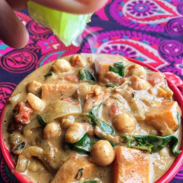 Creamy Chickpea Curry - Juggling with Julia