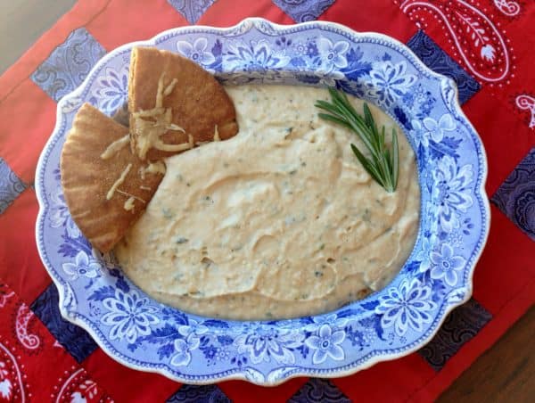 Rosemary and Garlic White Bean Dip -- Juggling With Julia