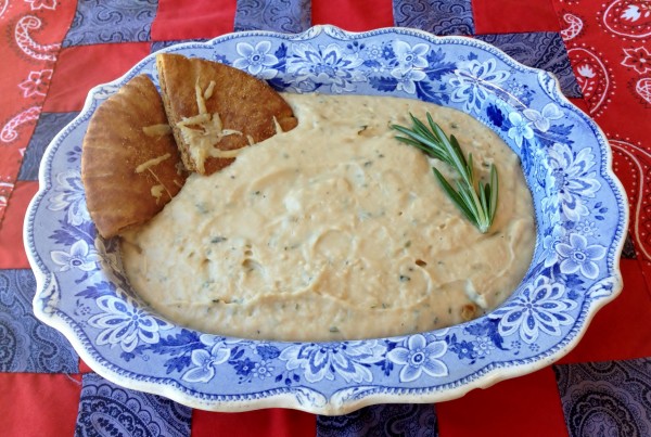 Rosemary and Garlic White Bean Dip -- Juggling With Julia