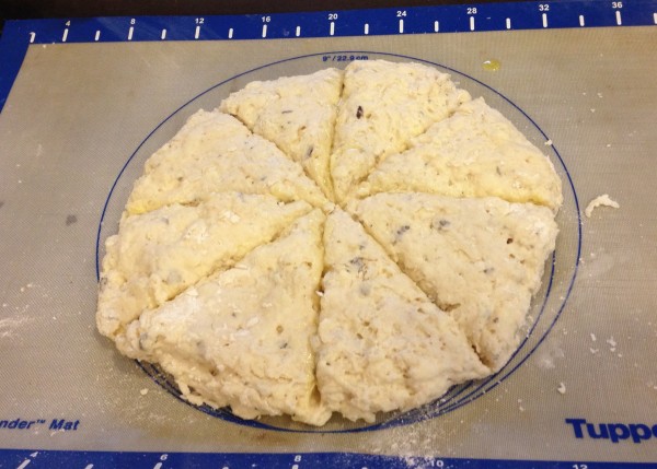 Basil Cheddar Scones -- Juggling With Julia