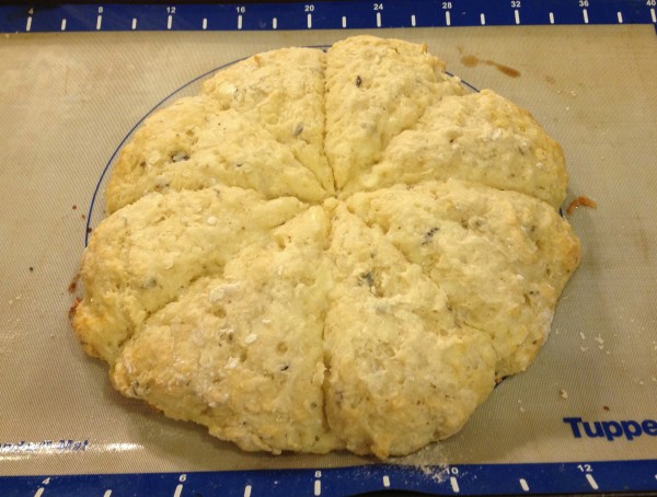 Basil Cheddar Scones -- Juggling With Julia