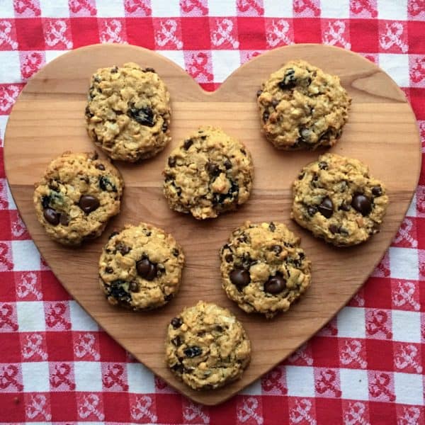 Loaded Flourless Monster Cookies - juggling with julia