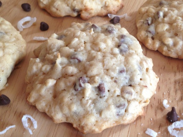 Coconut Oatmeal Chocolate Chip Cookies with Greek Yogurt -- Juggling With Julia