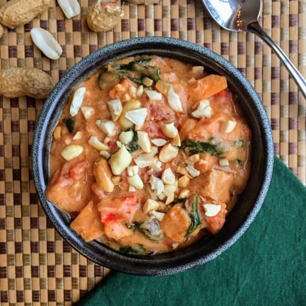 Savory African Peanut Stew - Juggling with Julia