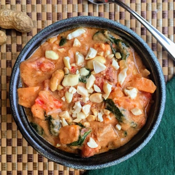 Savory African Peanut Stew - Juggling with Julia
