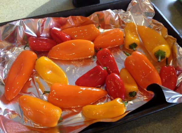 Roasted Mini Sweet Peppers with Chive -- Juggling With Julia