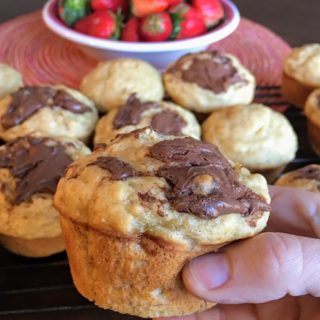 Nutella Banana Muffins - Juggling with Julia