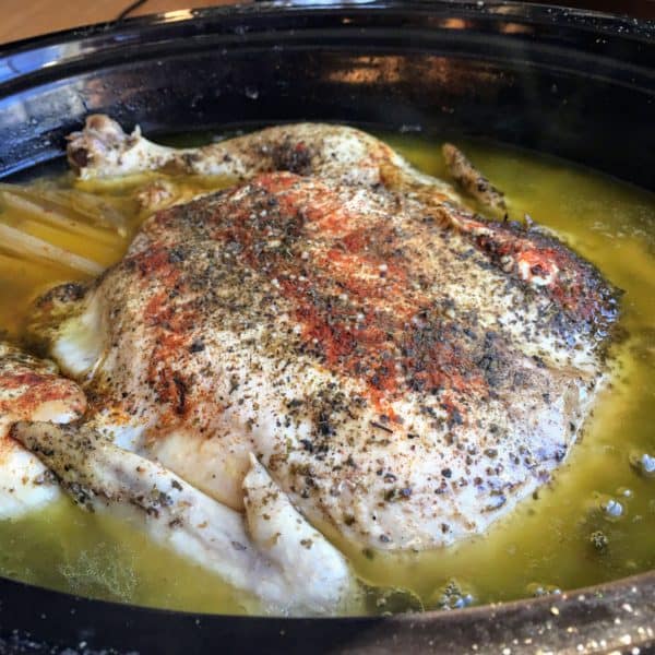 Slow Cooker Whole Chicken - Juggling with Julia