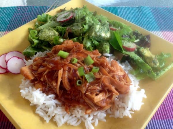 Spicy Sweet Shredded Cranberry Chicken -- Juggling With Julia