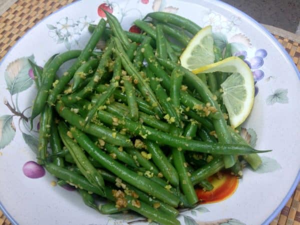 Lemon Garlic Green Beans -- Juggling With Julia