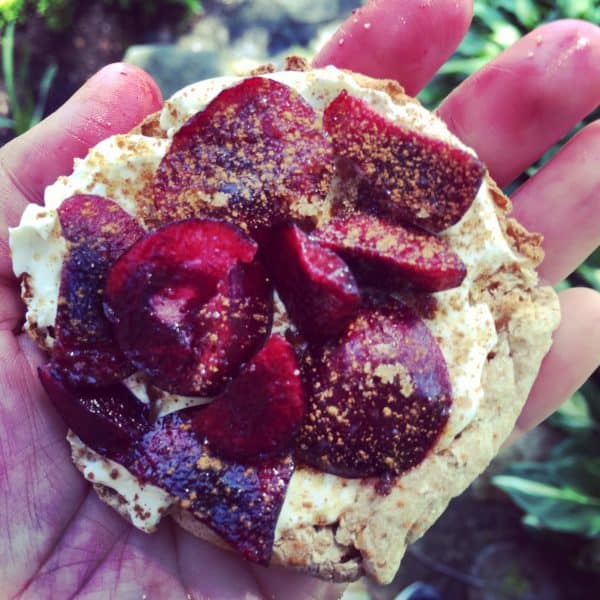 Cherry and Feta Farro Salad - juggling with julia