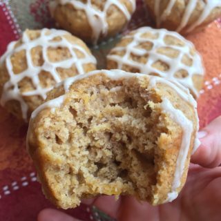 Butternut Squash Muffins with Maple Drizzle - Juggling with Julia