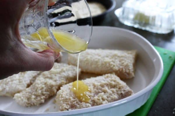 Panko Parmesan Baked Haddock - Juggling with Julia