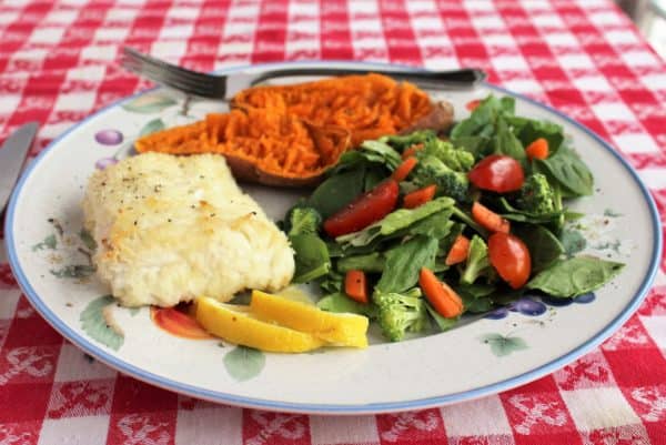 Panko Parmesan Baked Haddock - Juggling with Julia