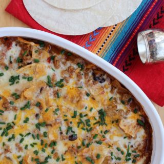 Mexican Tortilla Casserole (Gluten Free) - Juggling with Julia