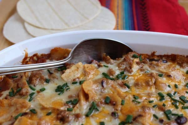 Mexican Tortilla Casserole - Juggling With Julia