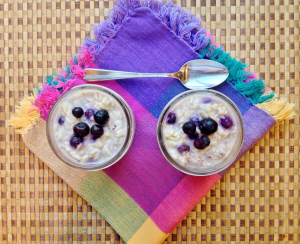 Maple Blueberry Overnight Oats -- Juggling With Julia