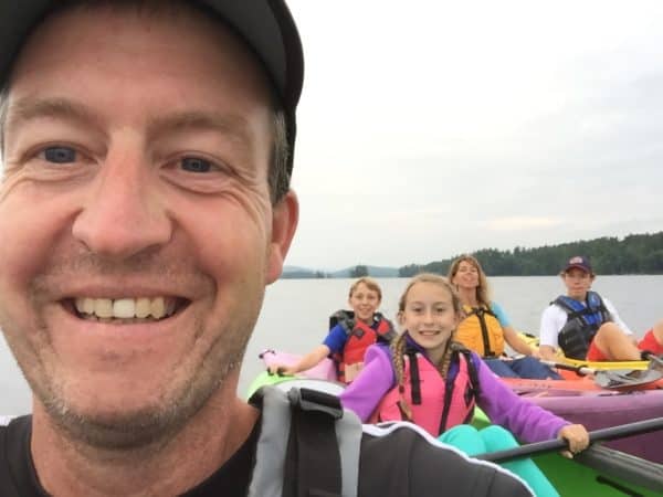 Kayaking on Highland Lake -- Juggling With Julia